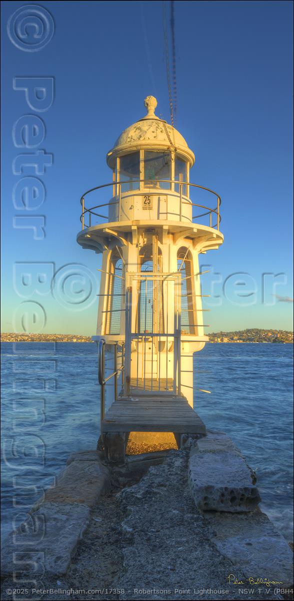 Peter Bellingham Photography Robertsons Point Lighthouse - NSW T V (PBH4 00 9785)